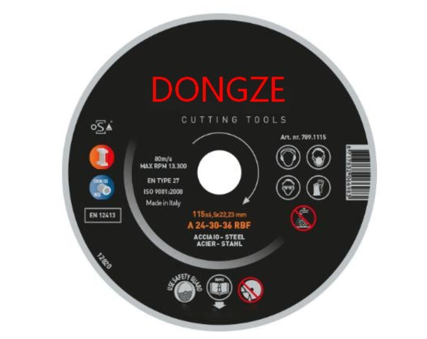 Abrasive cutting and grinding disc