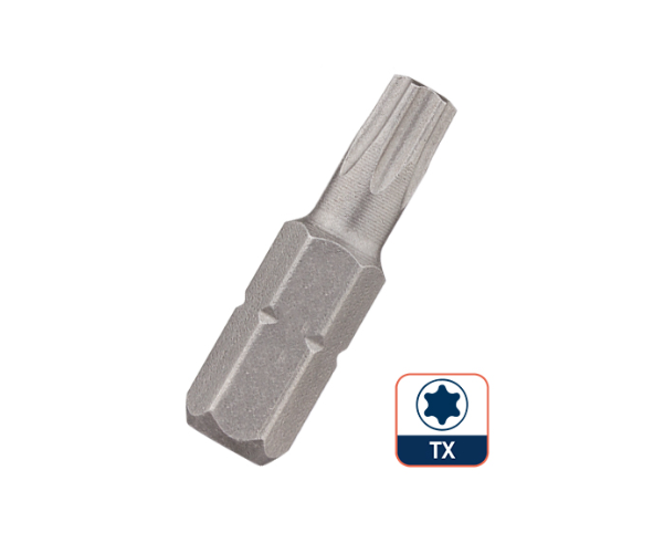 25mm 1/4 Inch Hex Shank Torx Screwdriver Bit