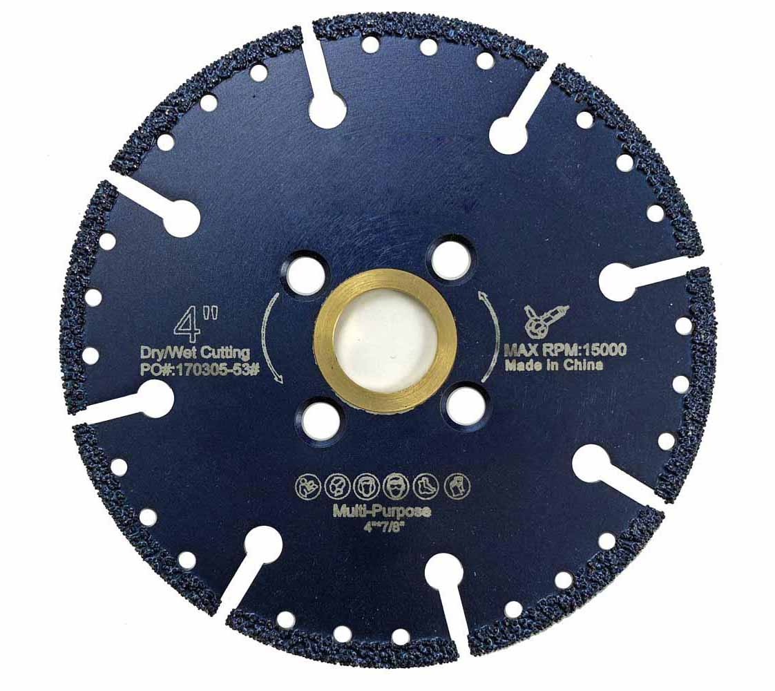 Vacuum Brazed Diamond Multi-Purpose Saw Blade