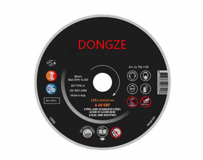 Thin cut-off wheel for (stainless) steel