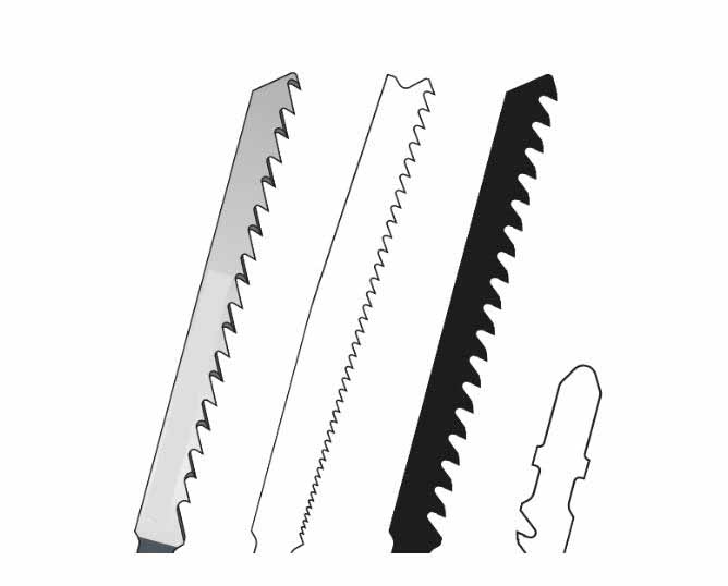 Jig saw blades, BOSCH-connection