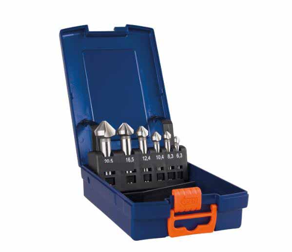 6 piece set HSS-G countersinks